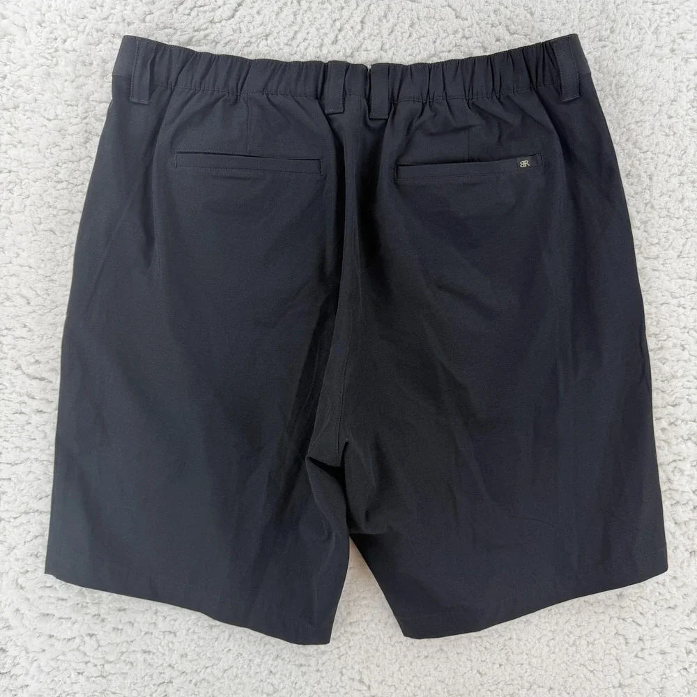 Banana Republic‎ Shorts Mens 38 Black Microfiber Chino Stretch 9